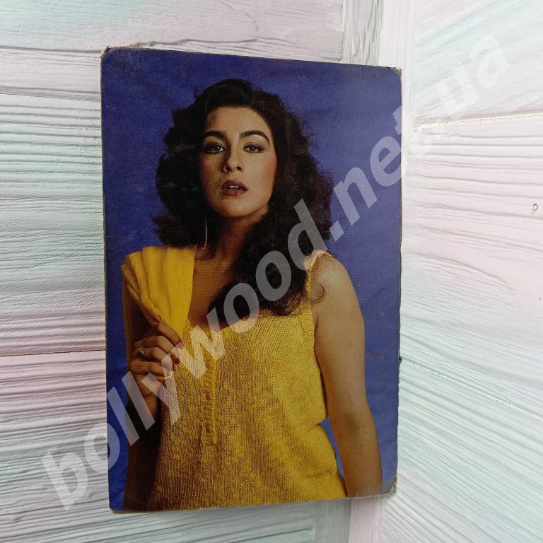 Amrita Singh rare bollywood postcard