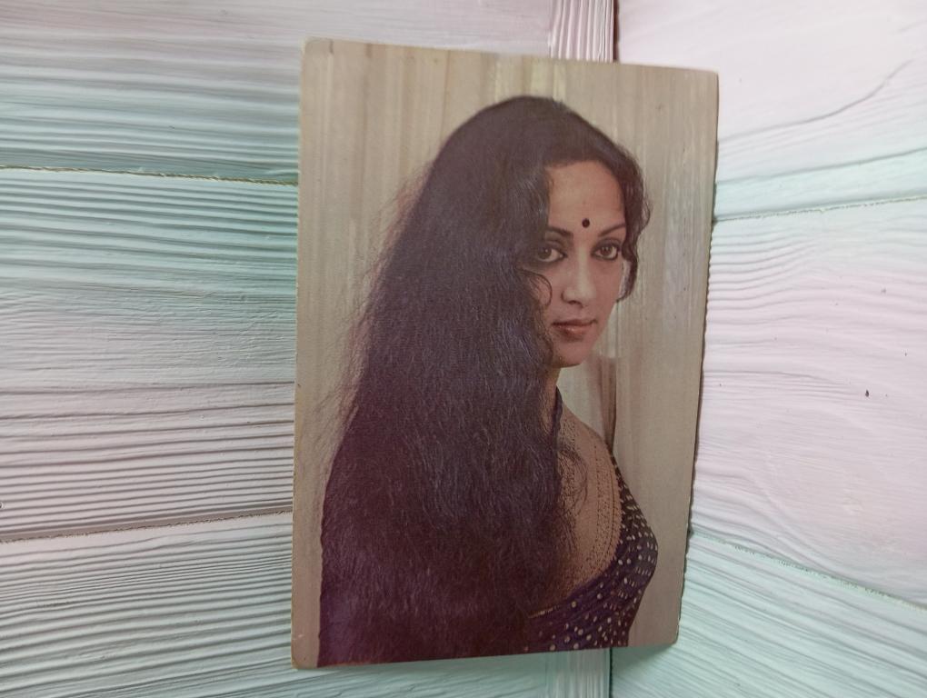 Hema Malini rare postcard