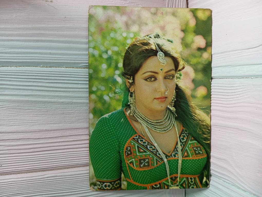 Hema Malini rare postcard