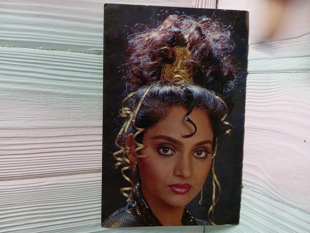 Madhavi bollywood rare postcard