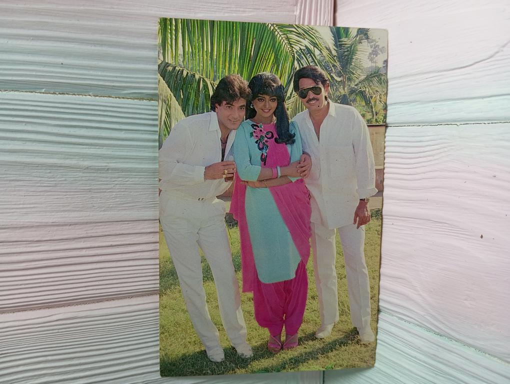 Bhanupriya Jeetendra Rakesh Roshan bollywood rare postcard