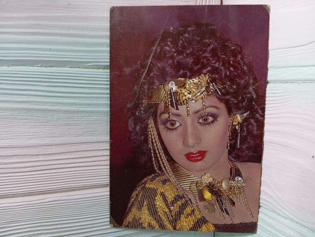 Sridevi rare bollywood postcard